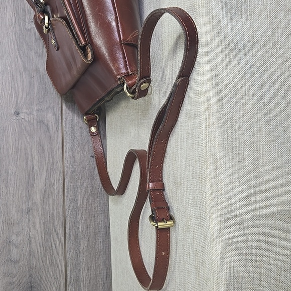 Patricia Nash Brown Leather Crossbody Bag - Picture 6 of 15